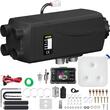 Incalzitor stationar, Sirocou diesel, prize multiple, Vevor 8 kW, alimentare 12V DC, Telecomanda, consum 0.18-0.67 l/h, afisaj digital temperatura