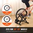 Home trainer magnetic, Cadru din otel, 550 x 470 x 405 mm, roti 26”-29”, Negru, max 120 kg, portabil, 65 dB, motor volant, 6 trepte