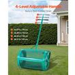 Distribuitor compost, Latime 67 cm, reglabil inaltime, Otel, capacitate 70 l, Verde