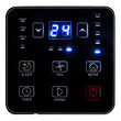 Aparat de aer conditionat, Portabil, Wi-Fi, 9000 BTU/h, 2 viteze, 2600 W, Telecomanda, Alb, functie de racire, dezumidifcare, 65 dB
