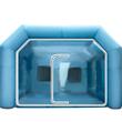Cabina de vopsit gonflabila, dimensiune 8 x 4.5 x 3 m, 2 x suflanta 330/950 W, Impermeabila, PVC, sistem filtrare