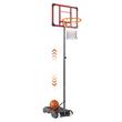 Panou baschet inaltime reglabila 152.4-213.4 cm, diametru inel 415 mm, Otel / ABS, Interior/Exterior, 1 x minge
