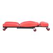 Scaun mecanic 2 in 1 pentru atelier, Spatar reglabil, 4 x Roti, max 258 kg