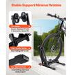 Set 2 x Suport pliabil pentru mountain bike, compatibil cu diametrele roților de 508-737 mm, Otel, Negru