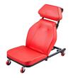 Scaun mecanic 2 in 1 pentru atelier, Spatar reglabil, 4 x Roti, max 258 kg