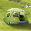 Cort pentru 4-5 persoane, dimensiune 305x275x200 cm, protectie solara anti-UV50, Verde, impermeabil PU3000mm