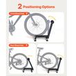 Set 2 x Suport pliabil pentru mountain bike, compatibil cu diametrele roților de 508-737 mm, Otel, Negru