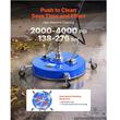 Curatitor pavaje pentru masina de spalat cu presiune, Diametru 50.8 cm, 4 x roti, 138-276 bar, debit pana la 15 l/min, Inox/ABS