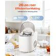 Aparat portabil de facut cuburi de gheata, 2 x dimensiuni, 11 kg/zi, 150 W, Rezervor apa 0.8 l, silentios 58 dB
