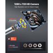 Camera endoscop cu ecran articulat 180°, 2 directii, Zoom 8X, ecran IPS HD de 4.5", lentila ultra subțire 3.9 mm, IP67, cablu 1.5 m