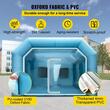 Cabina de vopsit gonflabila, dimensiune 8 x 4.5 x 3 m, 2 x suflanta 330/950 W, Impermeabila, PVC, sistem filtrare