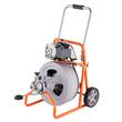 Sarpe pentru desfundat tevi, Electric, Profesional, 8 x capete taiere, 400 W, Lungime 30.48 m, Diametru 1/2 inch