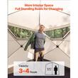 Cort instant pop-up, 229x229 cm, Inaltime 212 cm, 4 persoane, ferestre ventilatie, Bej