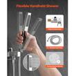 Set de dus, Montaj incastrat, Inox, Argintiu, Cap dus patrat 30 cm, 555 x 300 x 70 mm