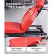 Scaun mecanic 2 in 1 pentru atelier, Spatar reglabil, 4 x Roti, max 258 kg