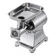 Masina profesionala de tocat carne, 750 W, 2 x site, 3 x Accesoriu carnati, Inox, Motor fara perii, 4.2 kg/min