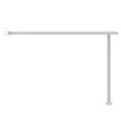 Balustrada inox, 4-5 trepte Vivatechnix, 1200 x 80 x 923 mm, Unghi reglabil 0° - 60°, accesorii prindere
