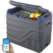 Frigider auto cu compresor, 45 l, 2 x zona racire, 618 x 376 x 514 mm, 12/24 V DC, 110-240 V AC, -20 ℃ pana la 20 ℃, Bluetooth, 60 W, USB