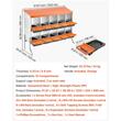 Cuibar pentru gaini, 10 compartimente, 2 x Niveluri, Picioare sustinere, Otel galvanizat, 1060 x 525 x 675 mm
