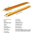 Set 2 x extensii furci stivuitor, 2130 x 152 mm, Otel carbon, max 1800 kg