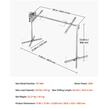 Rotisor electric, 8 x niveluri inaltime, Inox, Capacitate max 60 kg, 8 x niveluri de inaltime