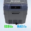 Frigider auto cu compresor, 45 l, 2 x zona racire, 618 x 376 x 514 mm, 12/24 V DC, 110-240 V AC, -20 ℃ pana la 20 ℃, Bluetooth, 60 W, USB