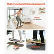 Placa de echilibru oscilanta, Lemn multistrat, max 200 kg, Negru, reabilitare, yoga si pilates, 700 x 240 x 95 mm