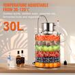 Cazan pentru distilat alcool, Inox, Capacitate 30 l, manometru, termometru, pompa apa, distilare electrica integrata 1800 W