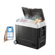 Lada frigorifica profesionala cu compresor, 2 x Zone, 55 l, Troller, DC 12/24V AC100-240V, aplicatie Smart
