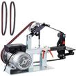 Slefuitor profesional de banc cu banda, 1500 W, 0-2800 rpm, masa reglabila, Otel