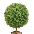 Set 2 plante artificiale, Dimensiuni 350x559 mm, Verde/Maro, PE si lemn
