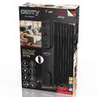 Calorifer electric cu ulei, Camry Negru, Telecomanda, 7 elementi, 3 trepte de putere 600W / 900W / 1500W