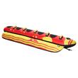 Banana gonflabila pentru sporturi acvatice, max 385 kg, portocaliu/galben, 5 x persoane