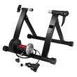 Home trainer magnetic, Cadru din otel, 550 x 470 x 405 mm, roti 26”-29”, Negru, max 120 kg, portabil, 65 dB, motor volant, 6 trepte