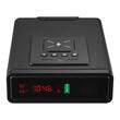 Caseta pentru 2 pistoale si 2 incarcatoare, Amprenta digitala, cifru, cheie, 325 x 240 x 86 mm, Negru, Incarcare wireless