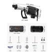 Ciocan demolator 2800 W, Maner reglabil, Cutie transport, 1200 bpm, 45 J, prindere HEX