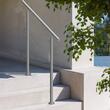 Balustrada inox, 2-3 trepte Vivatechnix, 1000 x 87 x 1060 mm, Unghi reglabil 0° - 45°, accesorii prindere