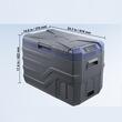 Frigider auto cu compresor, 37 l, 1 x zona racire, 618 x 376 x 442 mm, 12/24 V DC, 110-240 V AC, -20 ℃ pana la 20 ℃, Bluetooth, 60 W, USB