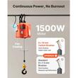 Electropalan portabil cu telecomanda wireless 3 in 1, Orizontal/Vertical, 1500W, max 500 kg, Inaltime 7.6 m, Viteza 5 m/min