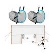Poarta de antrenament fotbal, 2 x cosuri tinta, 4.84 x 2.12 m, stalpi otel si plasa