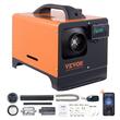 Incalzitor stationar, Sirocou diesel Vevor All-in-One Bluetooth, 5 kW, alimentare 12V DC, Telecomanda, consum 0.16-0.52 l/h, Rezervor 5 l