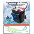 Cutie frigorifica cu compresor 60 W, Tip rucsac, Alimentare 12V/24V DC, Capacitate 13 l, Congelare -6℃ până la 0℃
