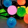 Instalatie luminoasa 10 becuri led, Multicolor, lungime 6 m, exterior IP44, 230V
