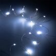 Instalatie luminoasa 10 mini led-uri, Alb cald, lungime 1.9 m, IP20, 2 x baterii CR2032