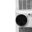 Aparat de aer conditionat, Portabil, 12000 BTU/h, 2 viteze, Telecomanda, Alb, functie de racire, dezumidifcare, ventilator