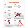 Kit Dispozitiv manual de legare cu banda din otel 19 mm, rola de banda din otel inoxidabil 30,5 m, 100 de catarame de legare Ear-Lokt