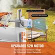 Gratar pe carbune cu rotisor electric 52W, Otel Inoxidabil, Roti blocabile, inaltime de gatit reglabila, 1310x435x1158 mm, 4 roti blocabile