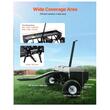 Aerator manual remorcabil pentru gazon, latime lucru 101 cm, carlig universal
