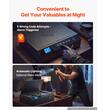 Caseta pentru 2 x pistoale si 2 x incarcatoare, Otel, Iluminare automata, Bluetooth, cheie, cifru, amprenta