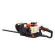 Masina de tuns gard viu, motor 2 timpi, Benzina, 8500 rpm, taiere la unghi, 26 cmc, cap reglabil
